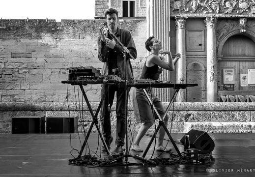 Lola Kervroëdan et Martin Mey